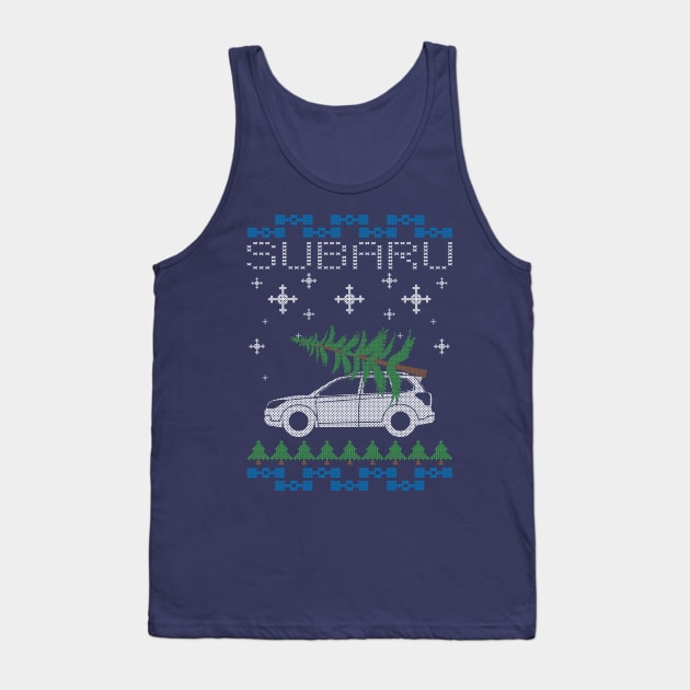 SUBIE FORESTER XMAS Tank Top by HSDESIGNS